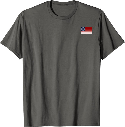 Simple Usa Flag Pocket Style Emblem