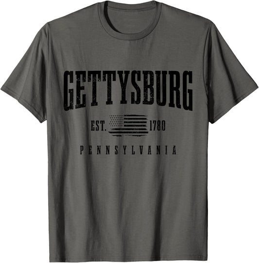 Gettysburg Pennsylvania 1780 Vintage American Flag