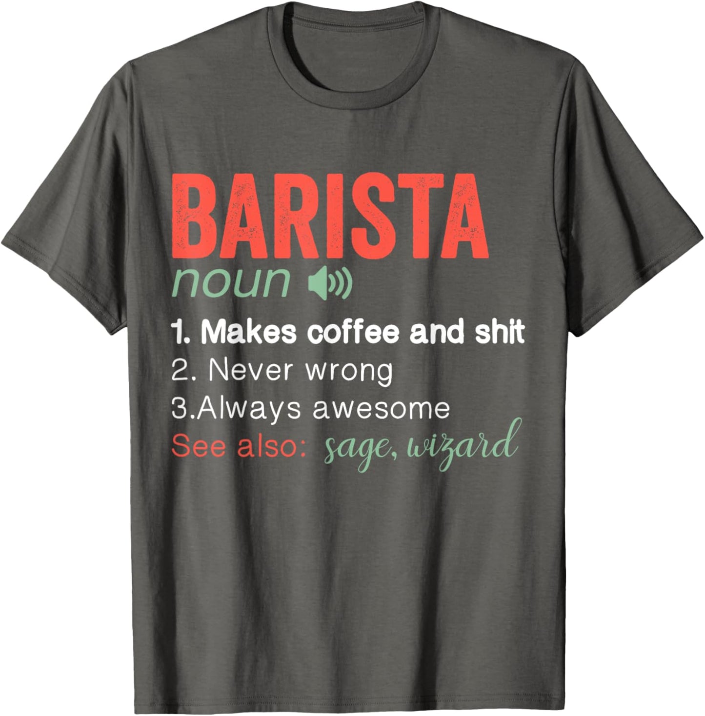 Barista Life Definition Funny Coffee Maker