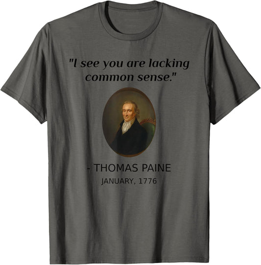 Funny Thomas Paine Common Sense Usa History Teacher Student