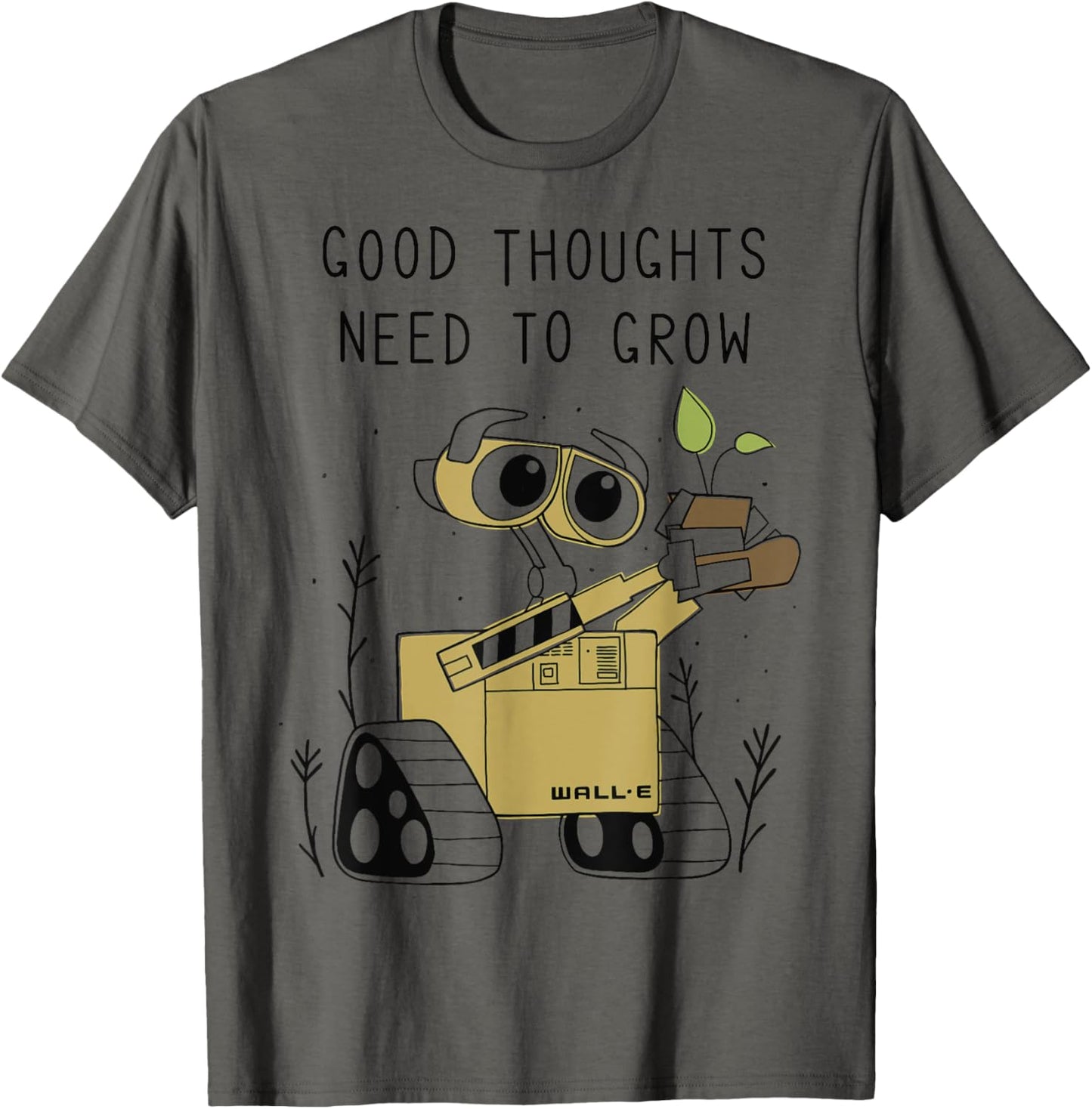 Disney Pixar WALL E Good Thoughts Need To Grow Line Art