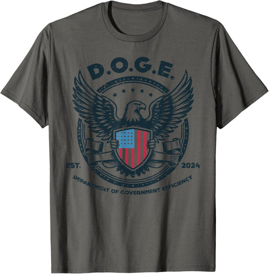 Doge Merchandise American Flag Doge Department Of Government Efficiency Unisex