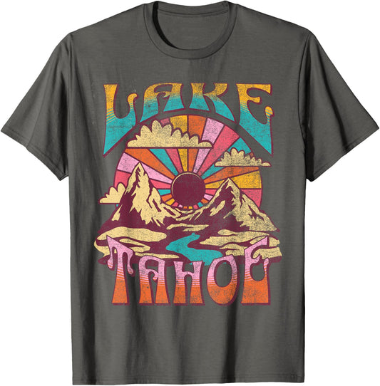 Lake Tahoe California Nature Hiking Mountains Outdoors Retro