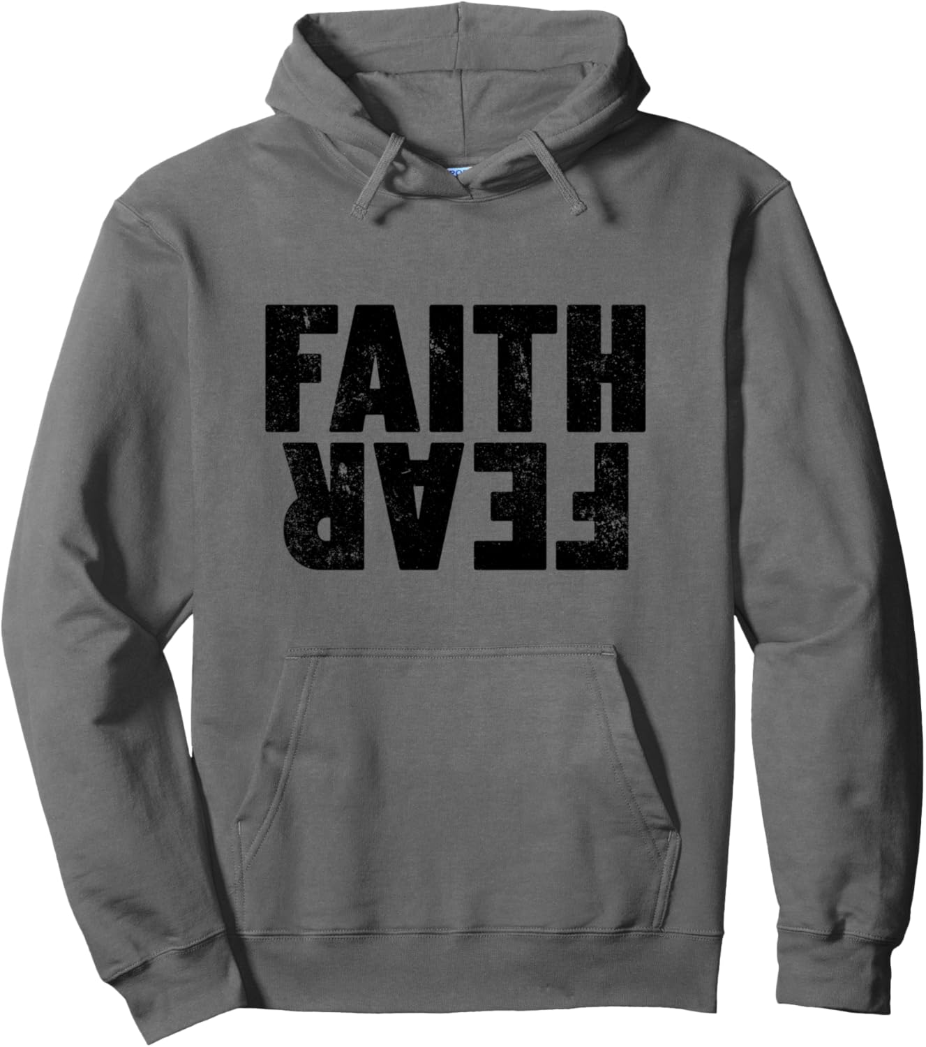 Faith Over Fear Women's Men's Christian Faith Over Fear Pullover Hoodie