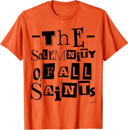 The Solemnity Of All Saints Vintage Retro Distress Halloween