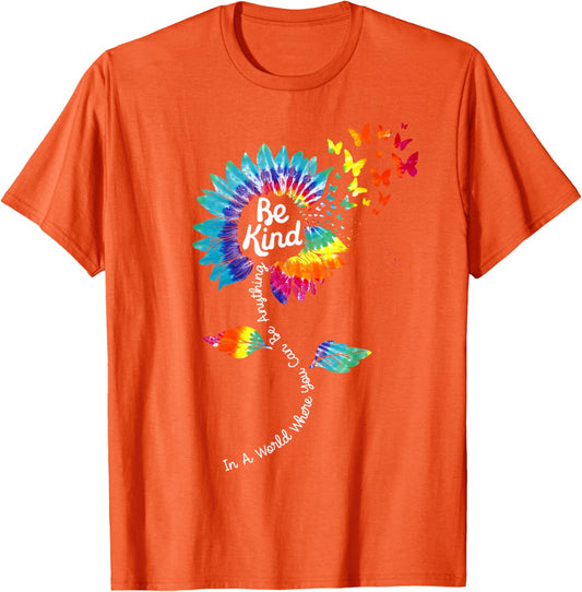 Sunflower Anti Bullying Be Kind Kindness Tie Dye Unity Day