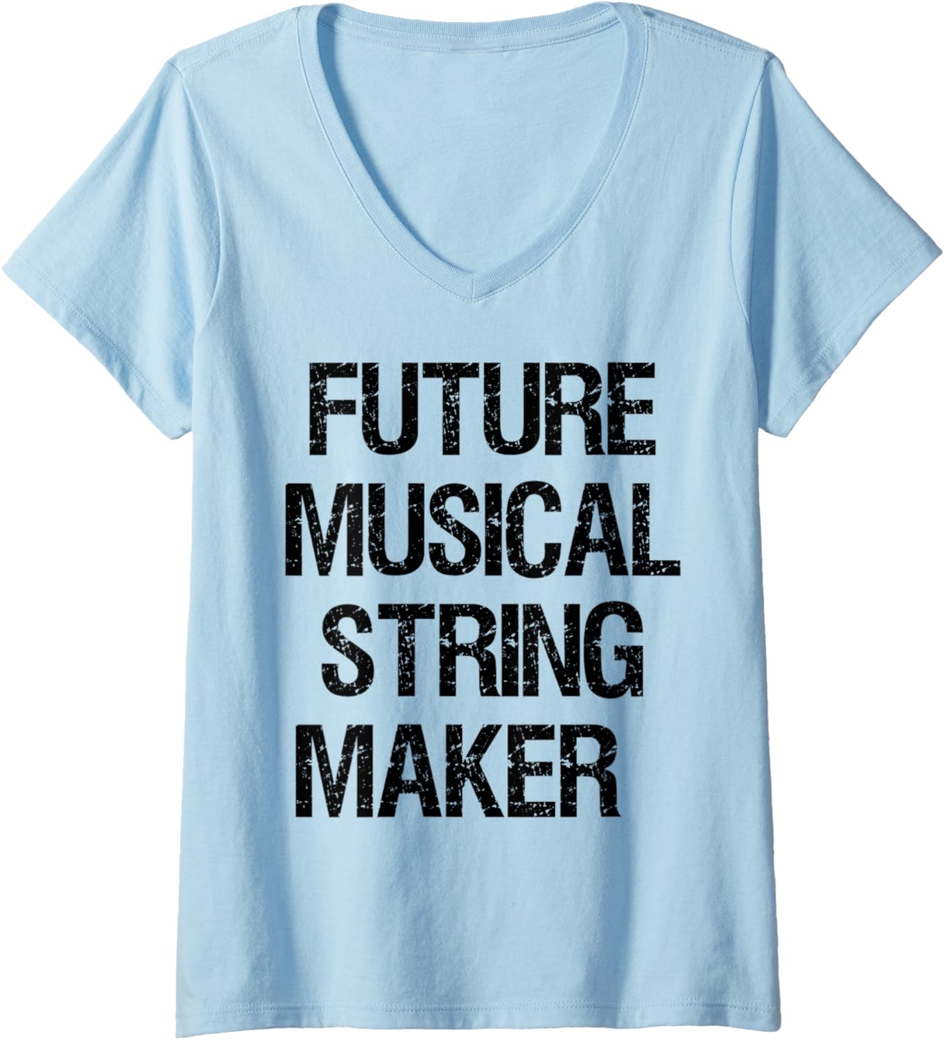Womens Future Musical String Maker V-Neck