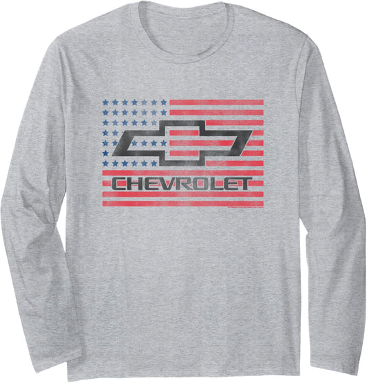 Chevrolet American Flag 32698 Long Sleeve