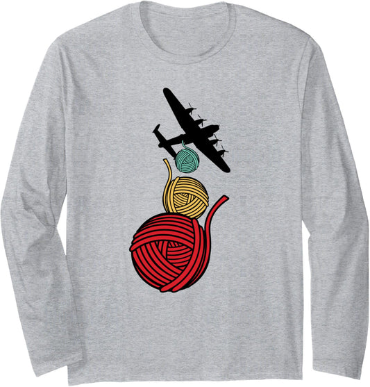 Funny Knitting, Crocheting and Yarn Bombing Long Sleeve