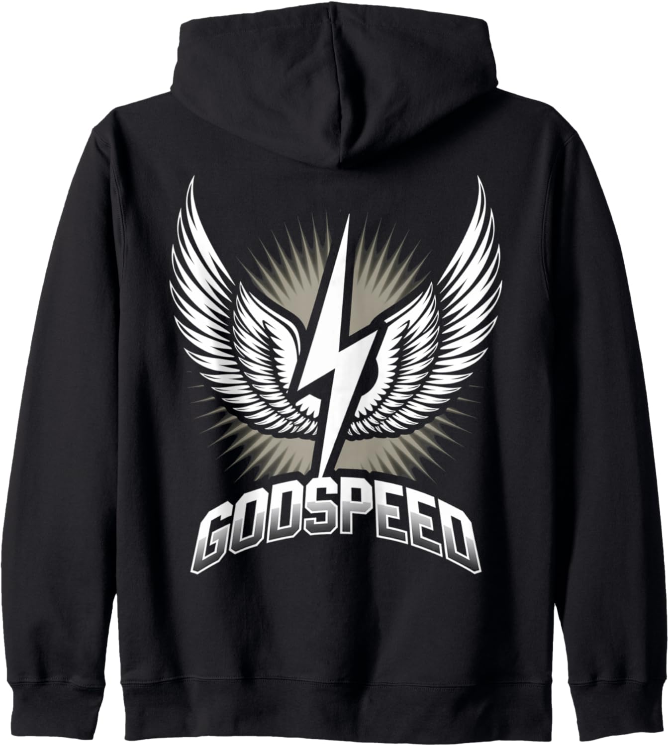 Godspeed Wings Power Lightning Energy Zip Hoodie