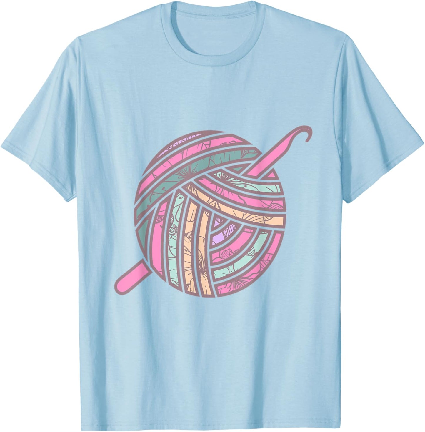 Cute Colorful Crochet Crocheting with Flowers Yarn Quilting