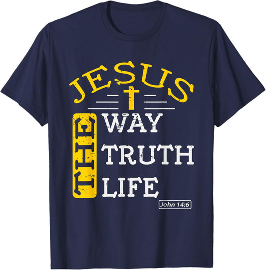 Religious Christian Bible Verse 14:6 Biblical Gospel