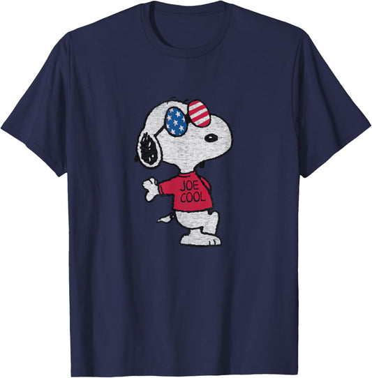 Peanuts Snoopy Joe Cool American Flag Sunglasses