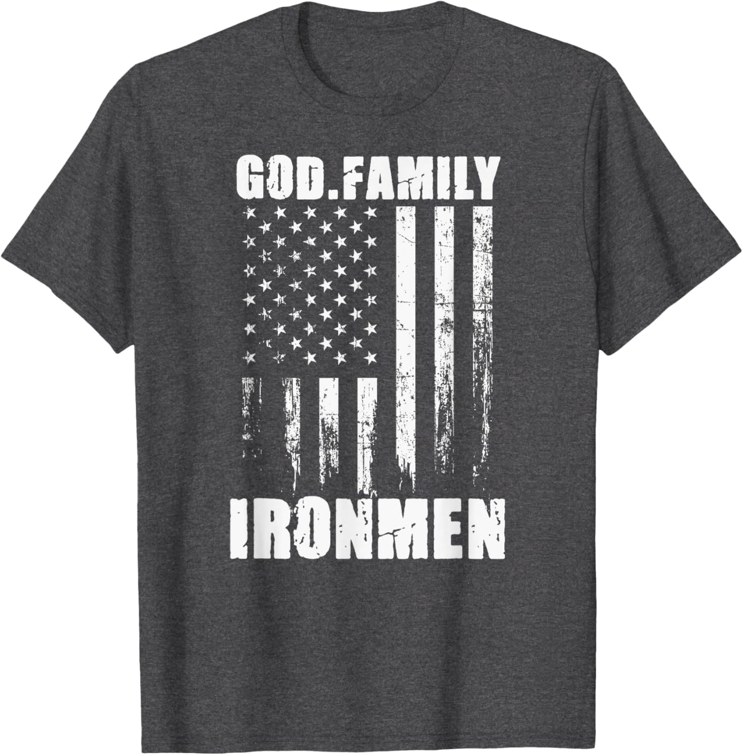 Cherryville Ironmen God Family Vintage Usa Flag