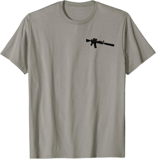 Ar 15 556 223 Suppressor Combat T Shirt