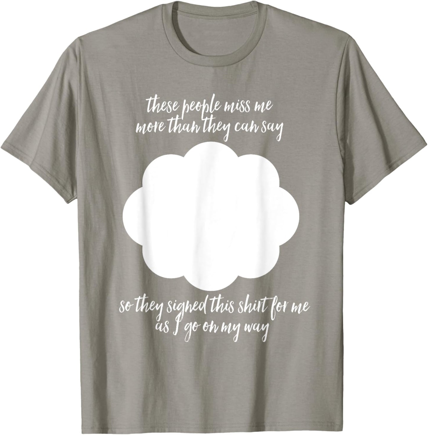 Farewell Coworker Friend Going Away Gift Signature T shirt