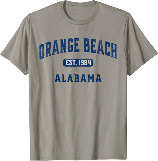 Usa Vintage Merch Souvenir Visit Orange Beach Alabama