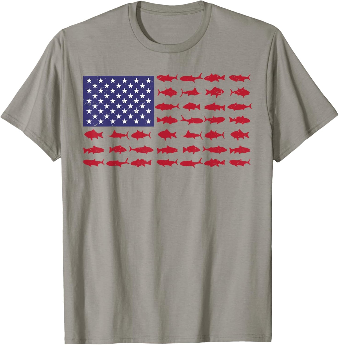 American Flag Fishing Shirt Men Kids Patriotic 4Th Of July
