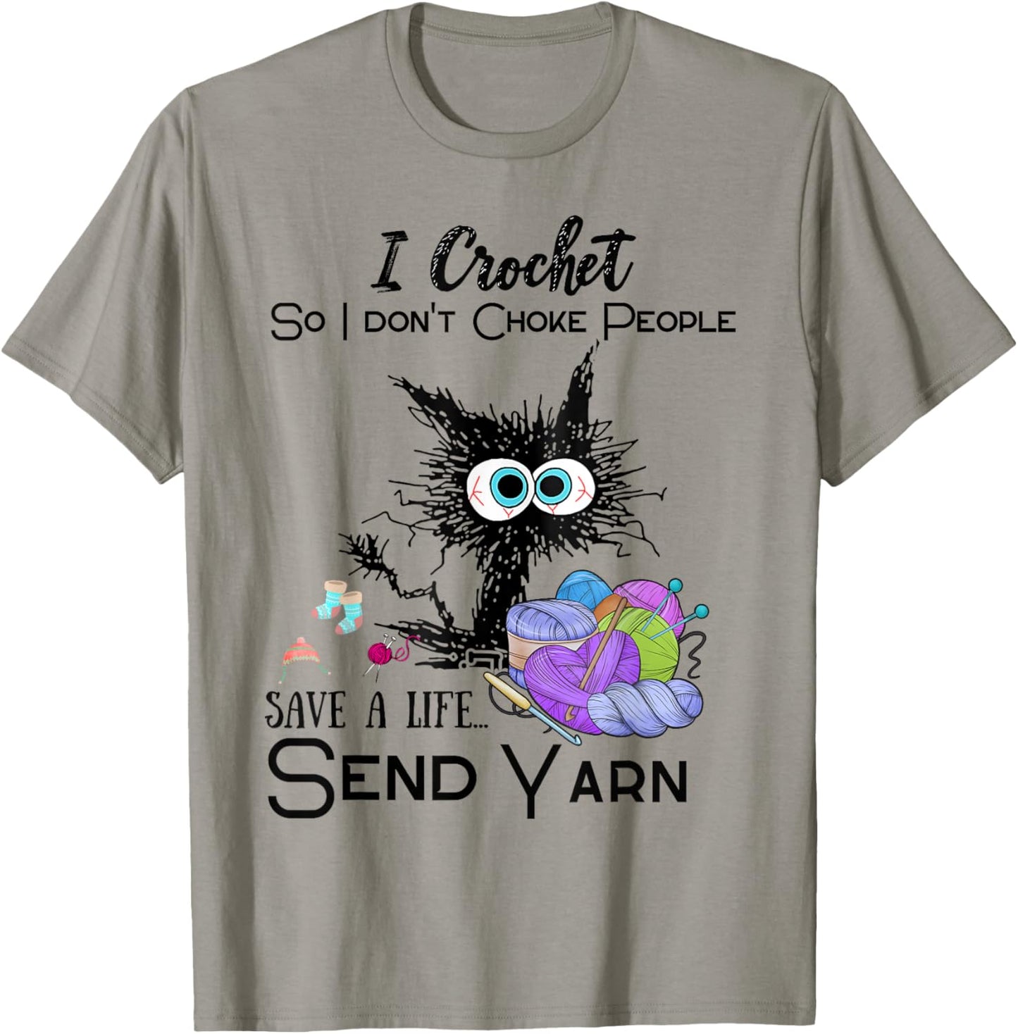 Crochet Save a Life Yarn Funny Design for Crafters