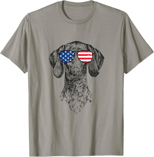 4Th Of July Gsp Dog Patriotic Usa Sunglasses American