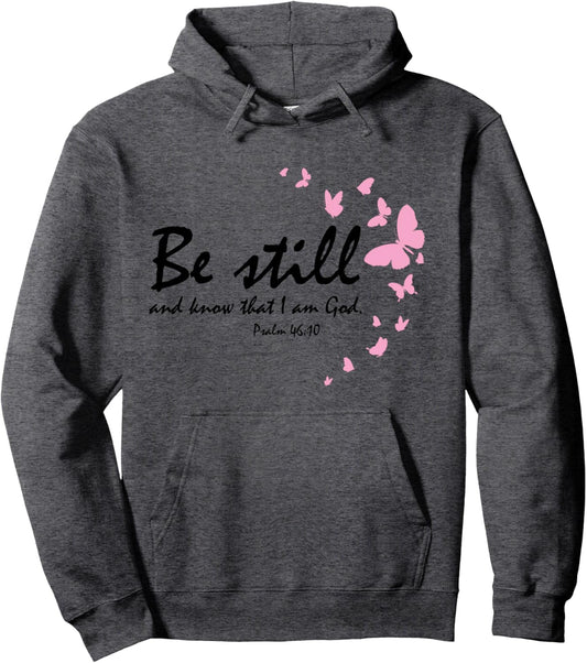 Christian Religious Butterflies Bible Verses Sayings Women Pullover Hoodie