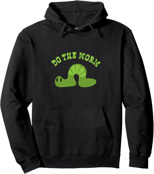 Inch Worm Dancing Innuendo Humor Pullover Hoodie