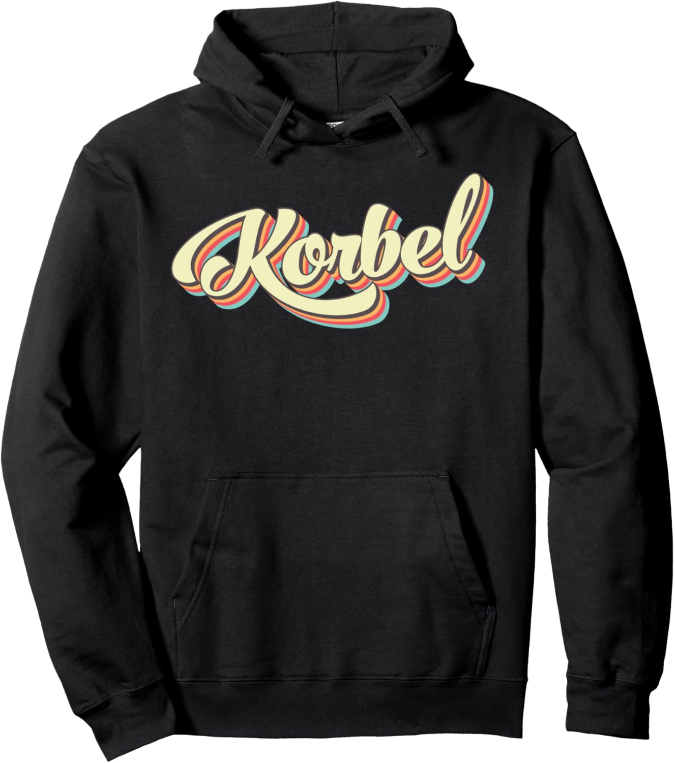 Korbel TShirt Retro Art Baseball Font Vintage Pullover Hoodie