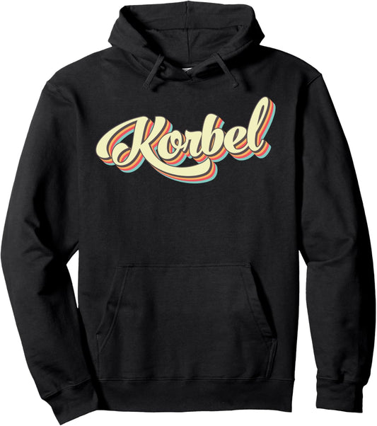 Korbel TShirt Retro Art Baseball Font Vintage Pullover Hoodie