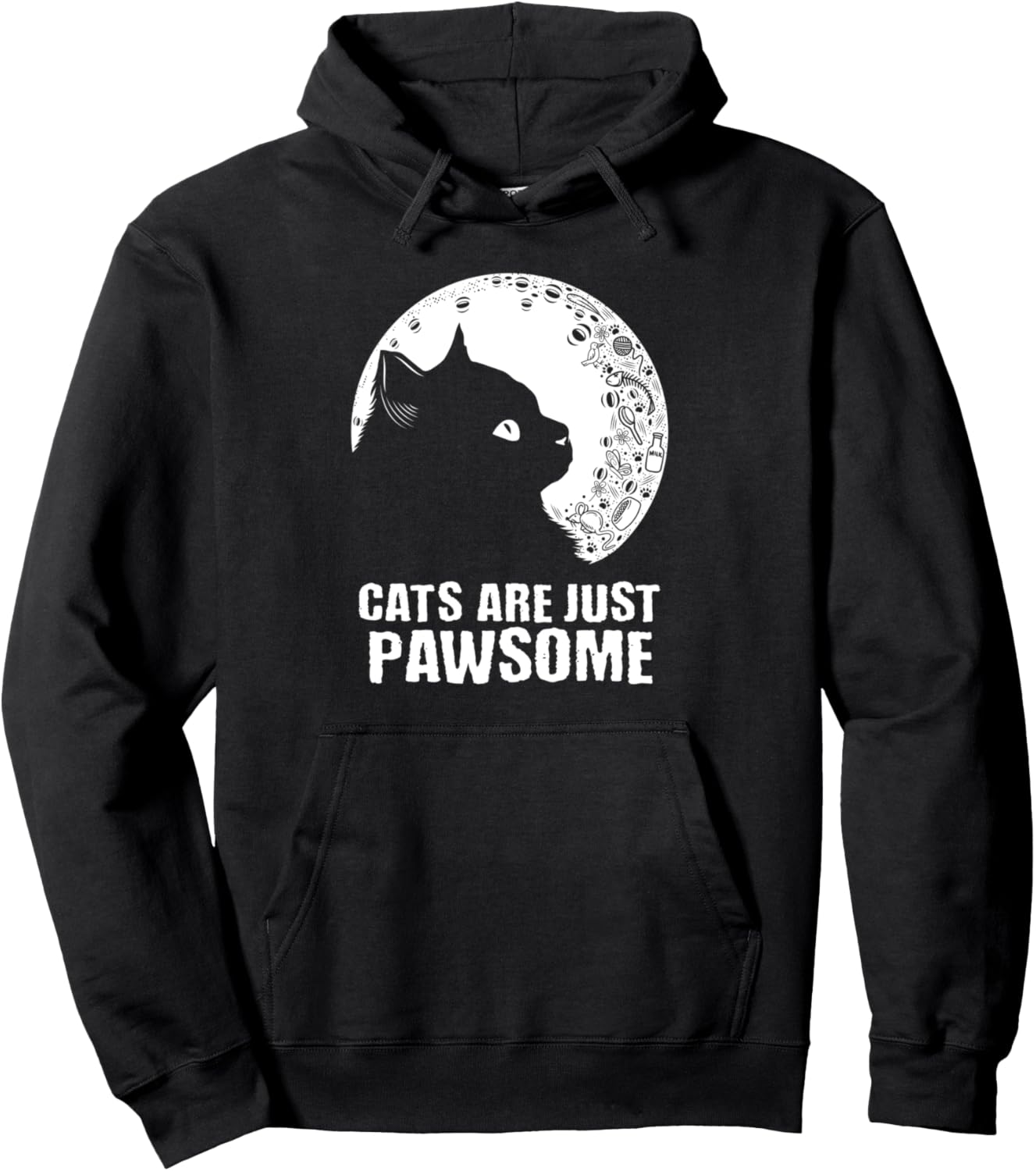 Cats Are Just Awesome Cat Pun Mom Cute Cat Dad Pullover Hoodie