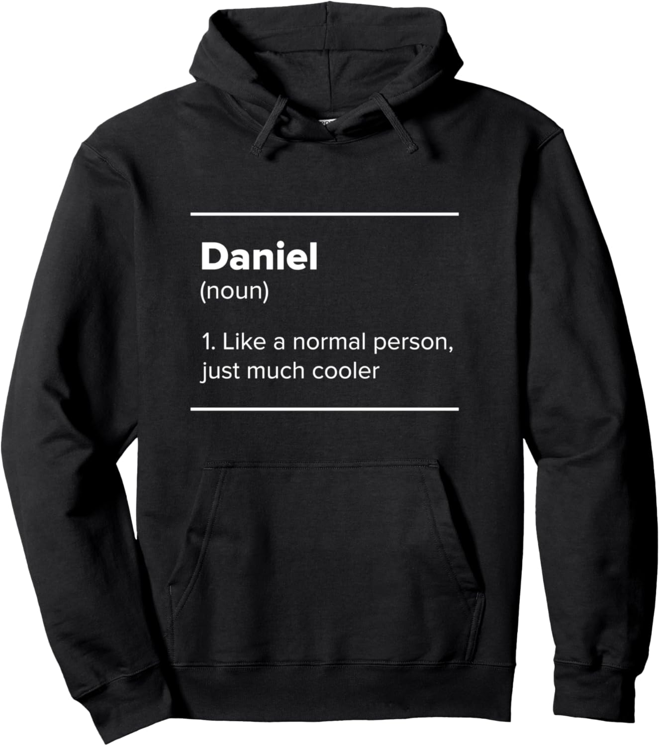 Daniel Definition Funny Personalized Nickname Custom Name Pullover Hoodie