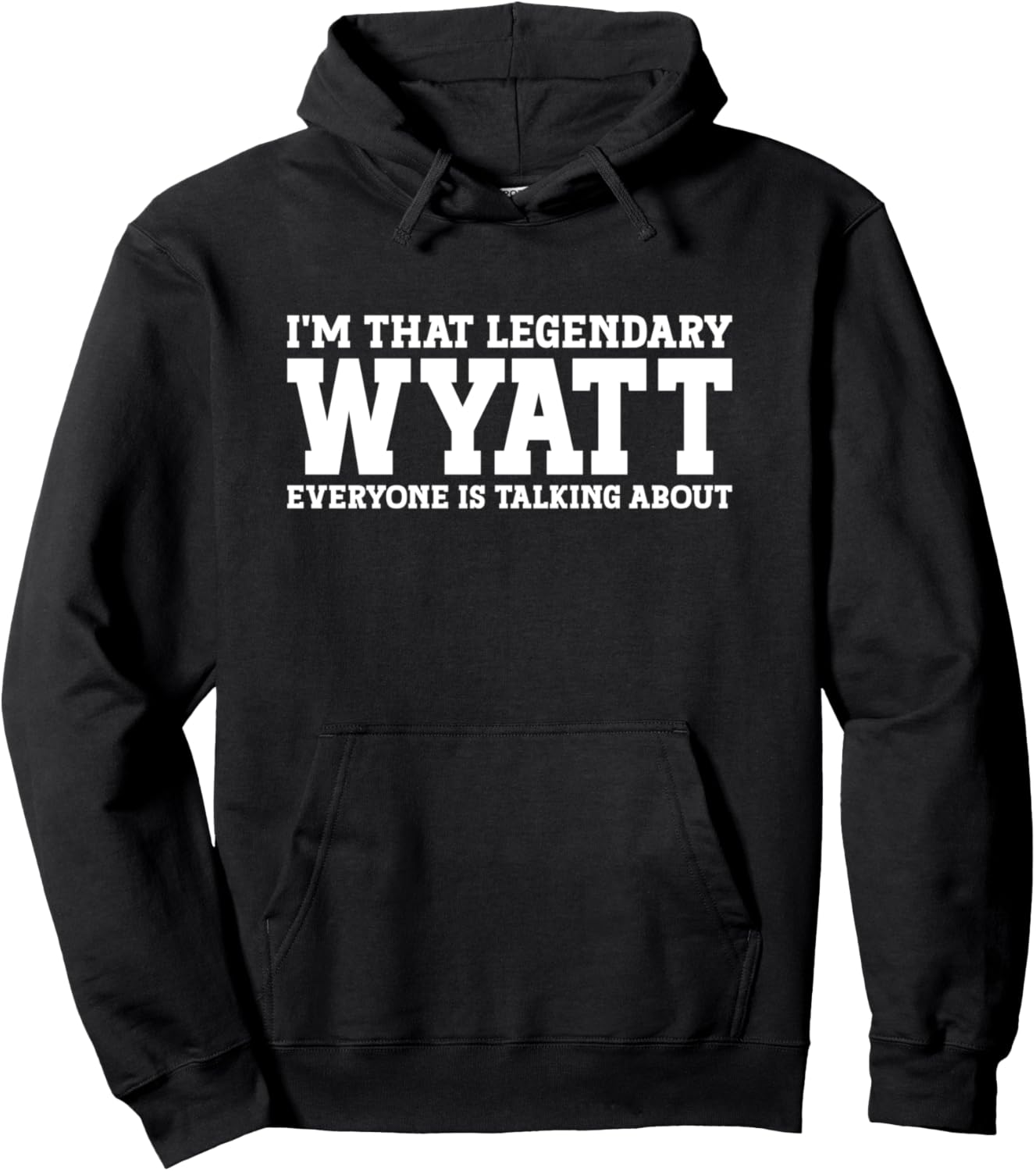 Wyatt Personal Name Funny Wyatt Pullover Hoodie