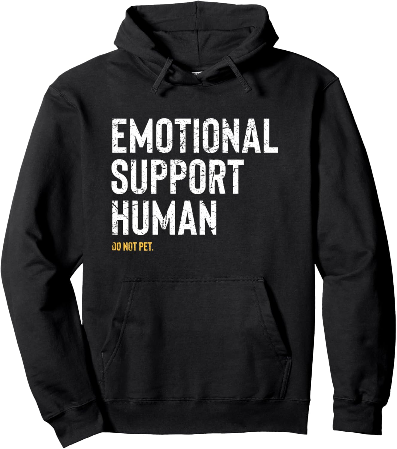 Emotional Support Human Hoodie Women Men Funny Pet Owner Pullover Hoodie
