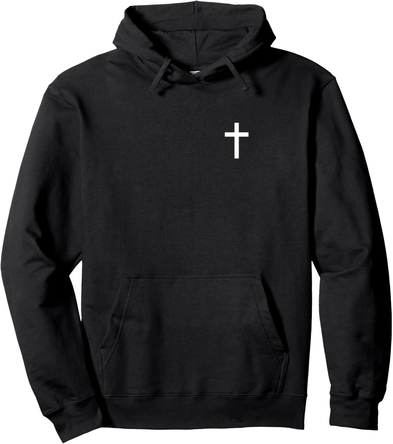 Christian Cross for Believer, Simple Christian Faith Cross Pullover Hoodie