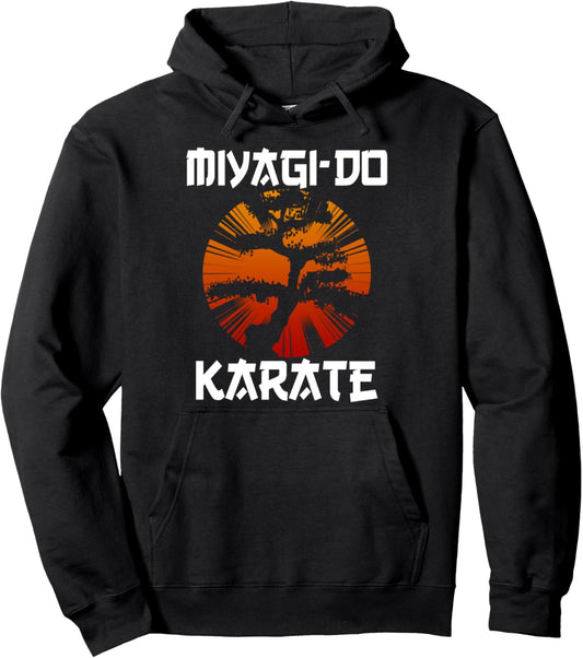 Retro Vintage Miyagi Do Karate Life Bonsai Tree Martial Arts Pullover Hoodie