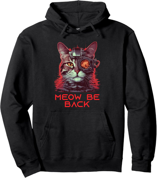 90s Movie Cat Mom Cat Dad Gifts Men Kids Women Pun Funny Cat Pullover Hoodie