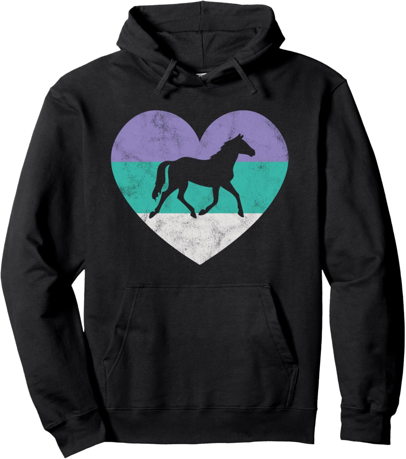 American Quarter Horse Hoodie For Women & Girls Vintage Cute Pullover Hoodie