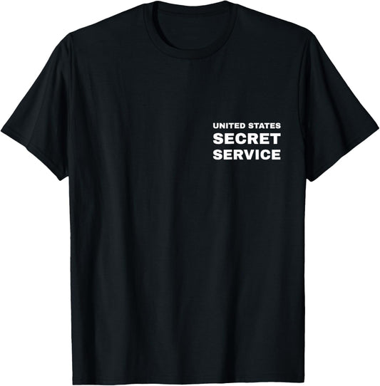 United States Secret Service Front And Back Print Us Usa