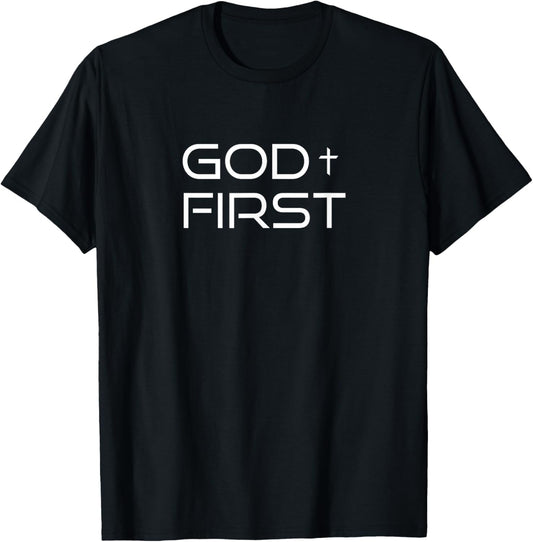 God's Kingdom Clothing & Apparel Unisex Adults Black Modern Classic Fit Crew Collar Crew Neck Short Sleeve