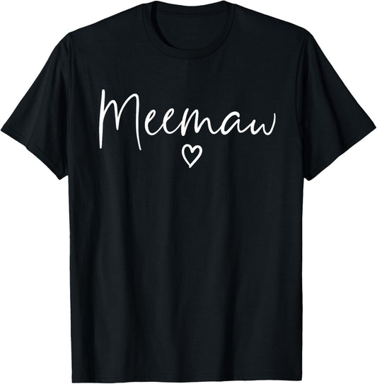 Meemaw Gifts For Women Grandma Heart Mother's Day Meemaw