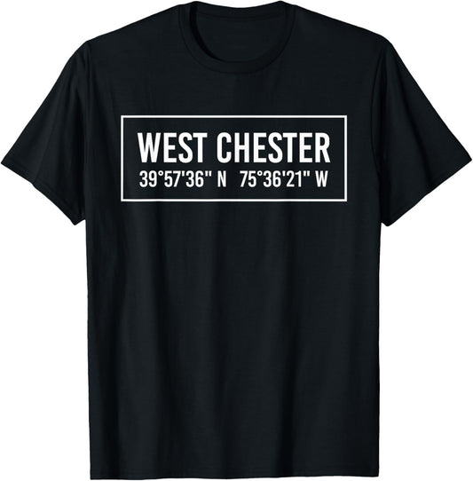 West Chester Pa Pennsylvania Funny City Coordinates Gift