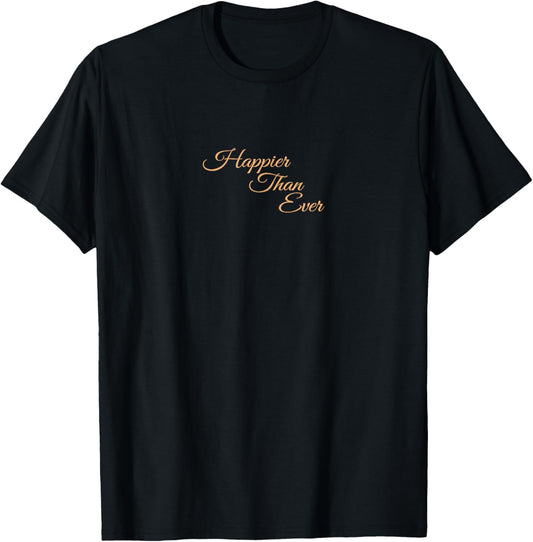 Happier Than Ever Y2K Aesthetic Vintage Style Crewneck