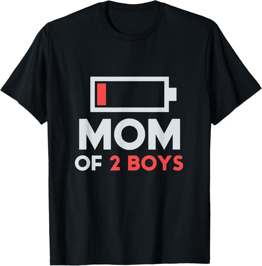 Mom of 2 Boys Gift from Son Mothers Day Birthday Women