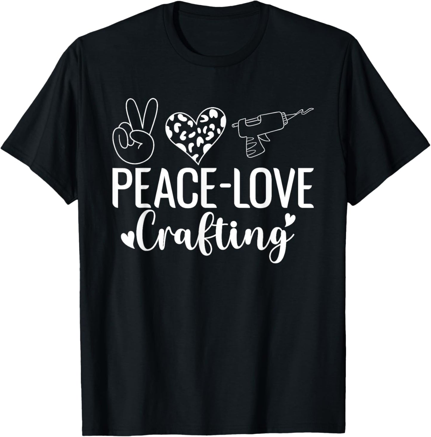 Peace Love Crafting Crochet Women Crocheter Crocheting Yarn