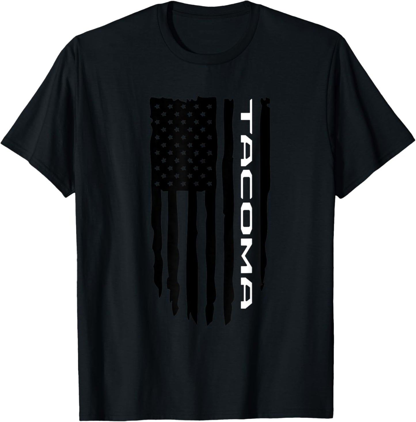 Wandering Wheels Mens Tacoma Prerunner American Flag Shirt