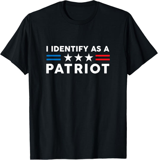 American Flag Patriots I Identify As A Patriot