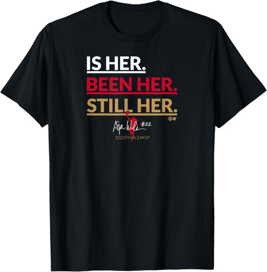 Aja Wilson Is Her Been Her Still Her Vegas Basketball