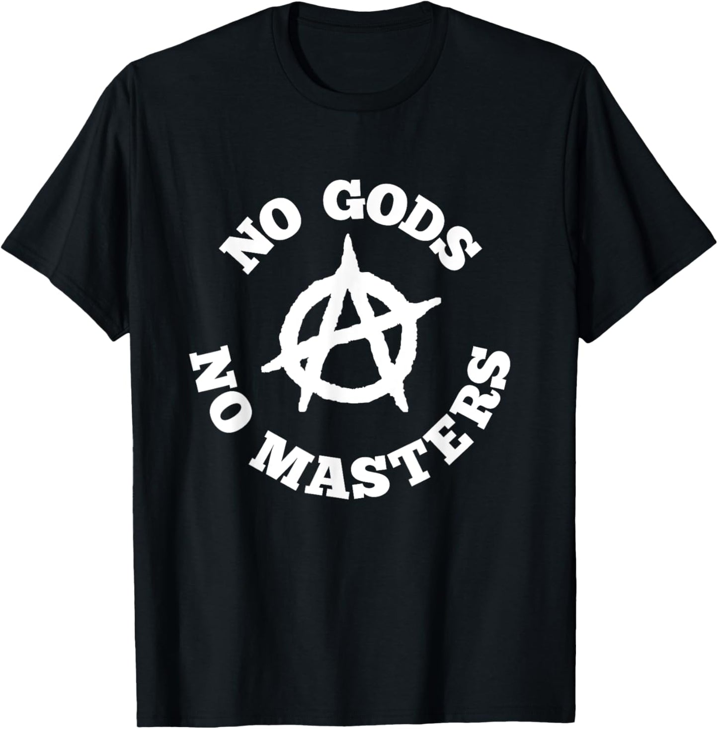 No Gods No Masters Anarchy Symbol Design