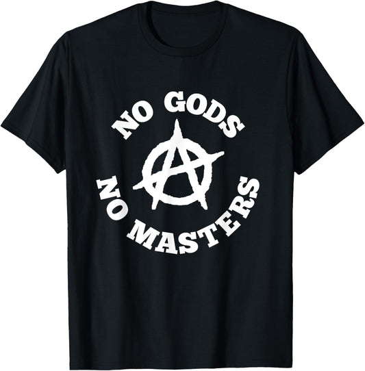 No Gods No Masters Anarchy Symbol Design