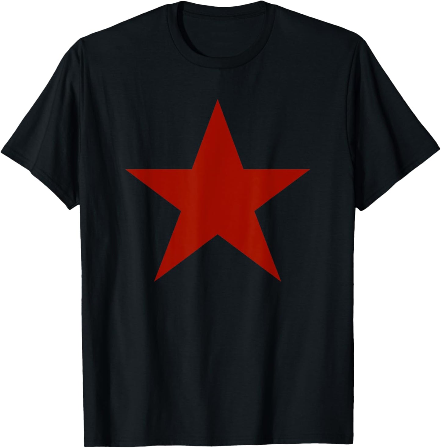 Y2K Red Star On Black Front Mcbling Aesthetic Retro Vintage