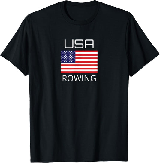 American Rowing Rower Athlete Usa Flag Pride Crew Team Gift